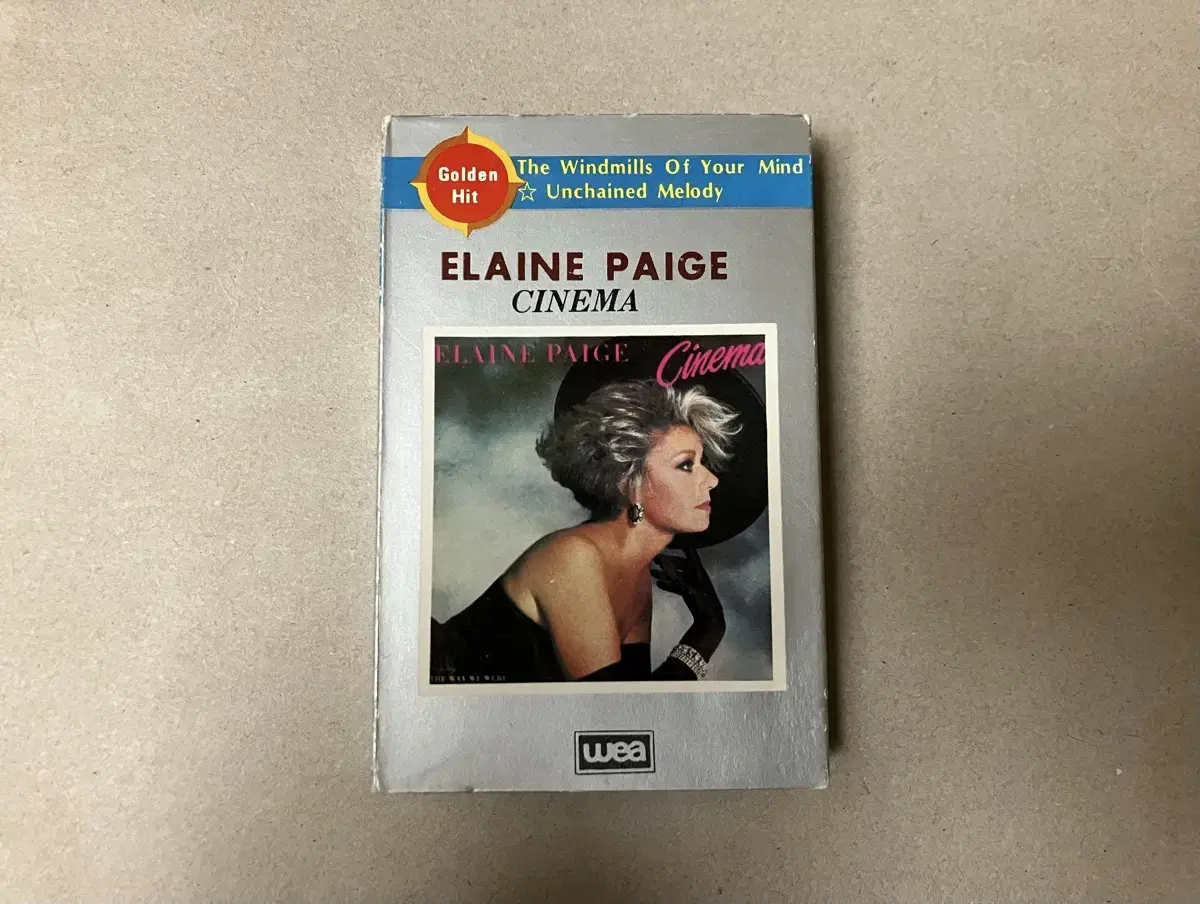 일레인페이지 Elaine Paige 시네마 OST 영화음악 카세트 테이프